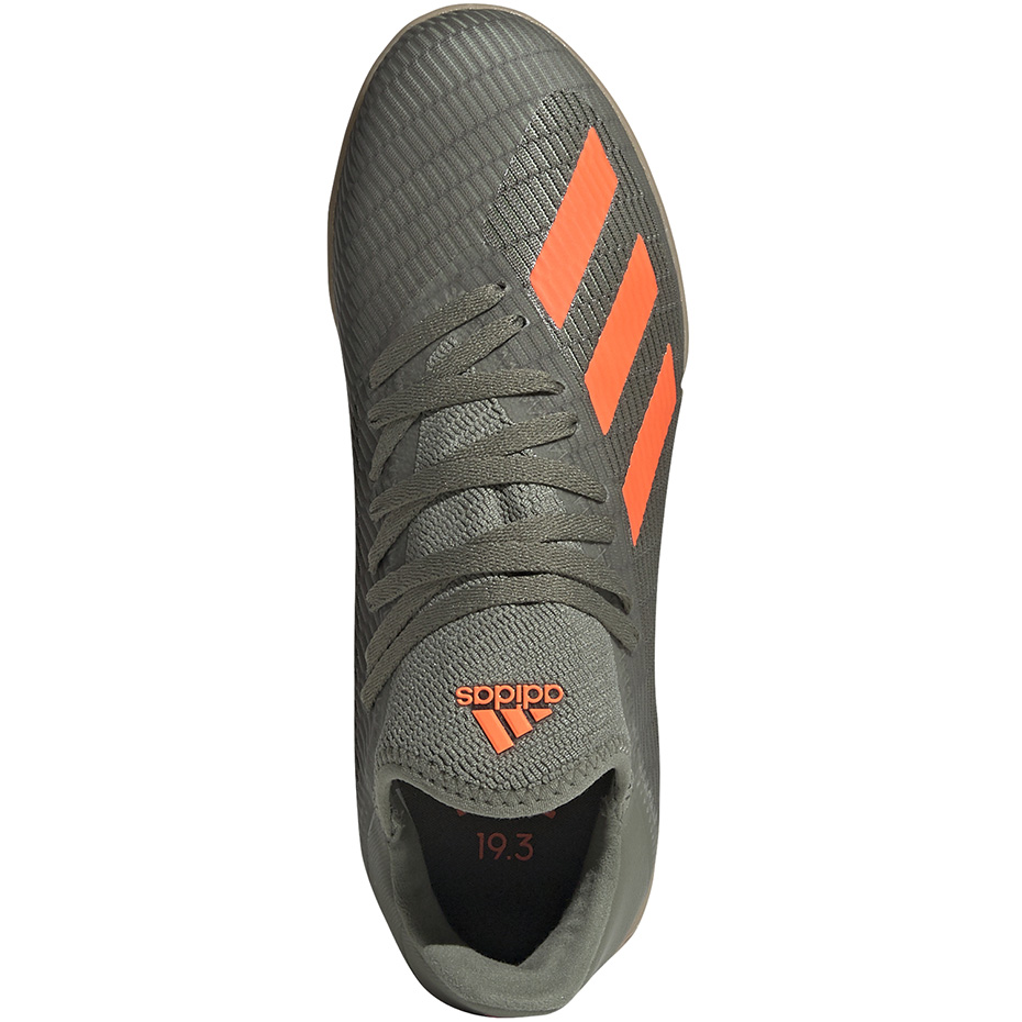 Buty piłkarskie adidas X 19.3 IN JUNIOR zielone EF8376 - obrazek 2