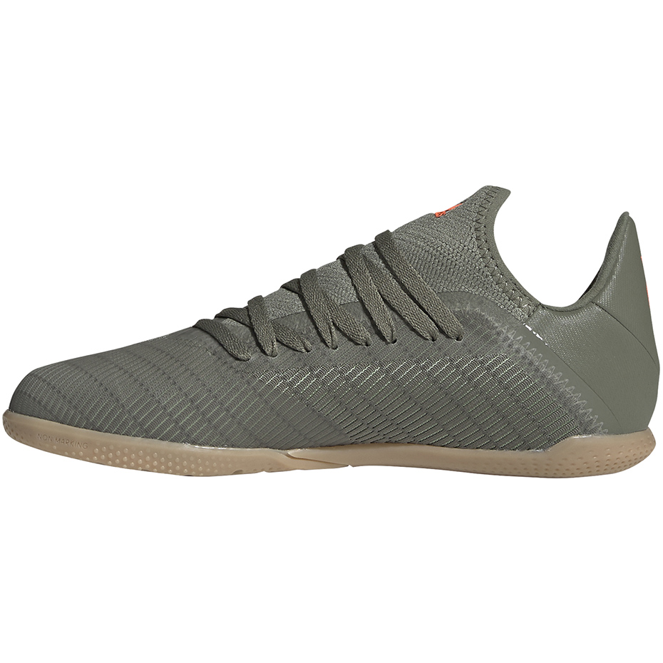 Buty piłkarskie adidas X 19.3 IN JUNIOR zielone EF8376 - obrazek 3