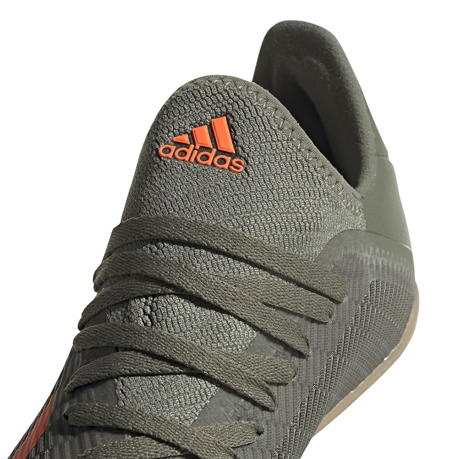 Buty piłkarskie adidas X 19.3 IN JUNIOR zielone EF8376 - obrazek 5