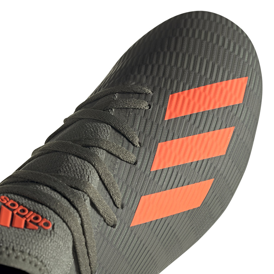 Buty piłkarskie adidas X 19.3 SG zielone EG2838 - obrazek 4