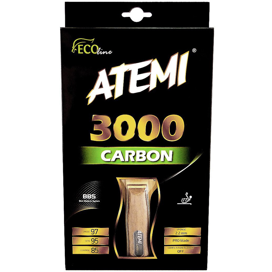 Rakietka do ping ponga Atemi 3000 Carbon concave