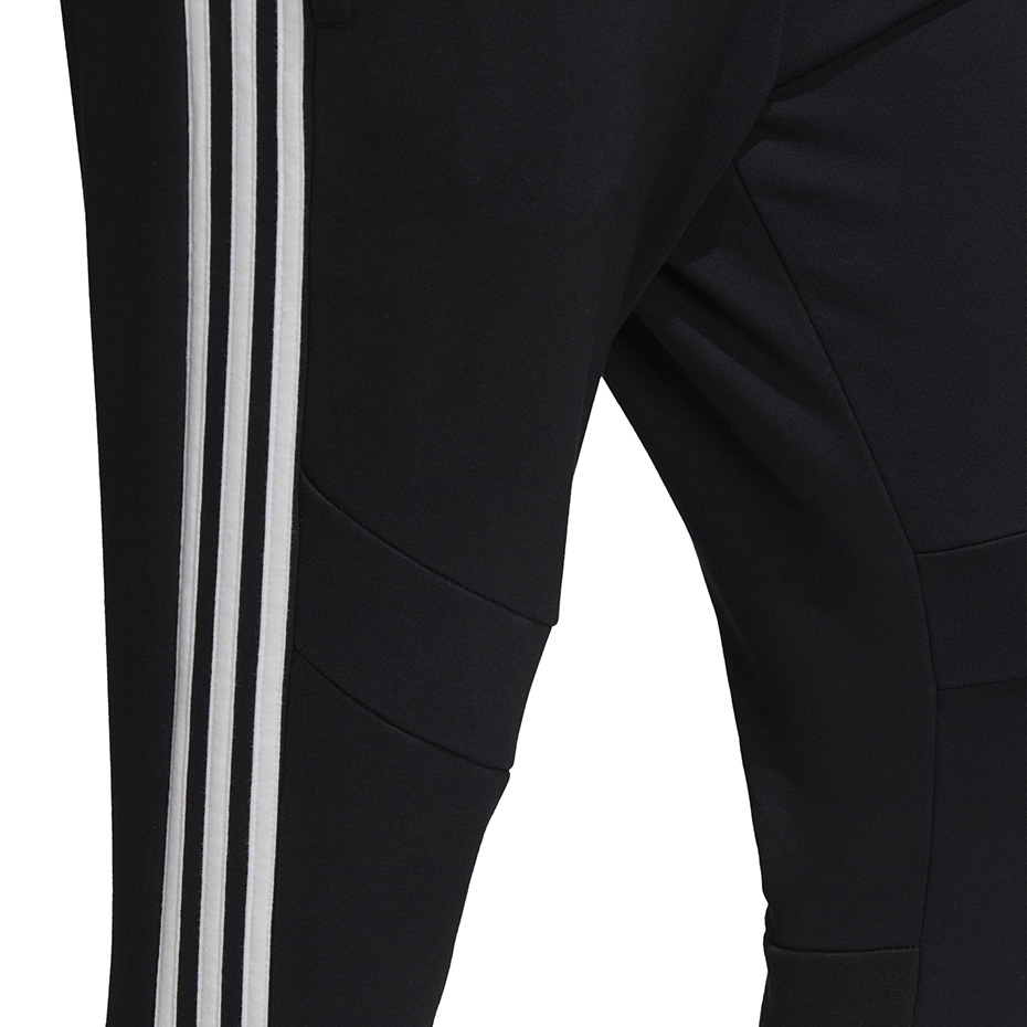 Spodnie dla dzieci adidas Tiro 19 French Terry czarne JR FN2337 - obrazek 3