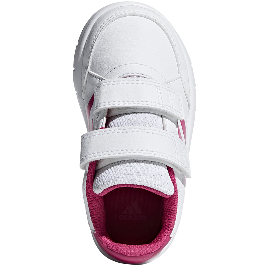 Buty dla dzieci adidas Altasport CF I biało-różowe D96846 - obrazek 2