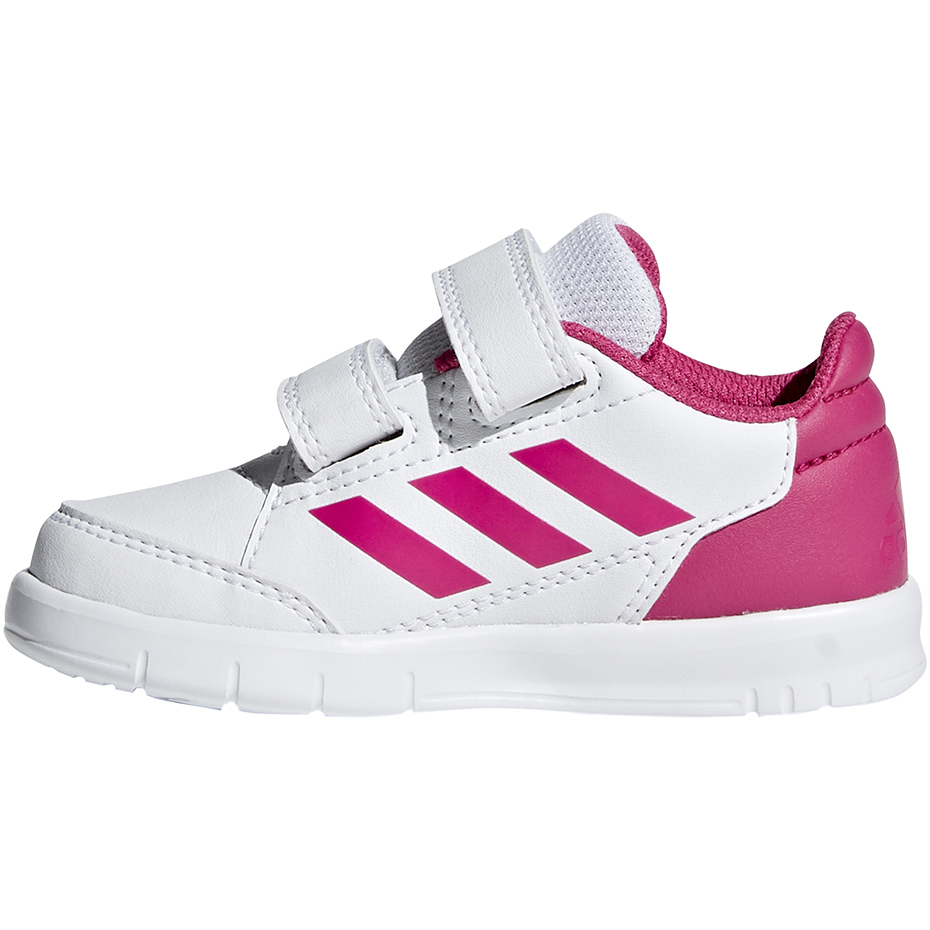 Buty dla dzieci adidas Altasport CF I biało-różowe D96846 - obrazek 3