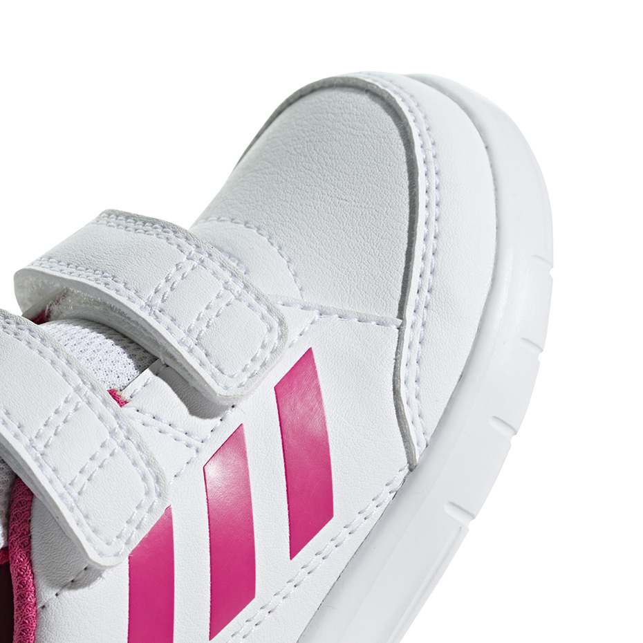 Buty dla dzieci adidas Altasport CF I biało-różowe D96846 - obrazek 4
