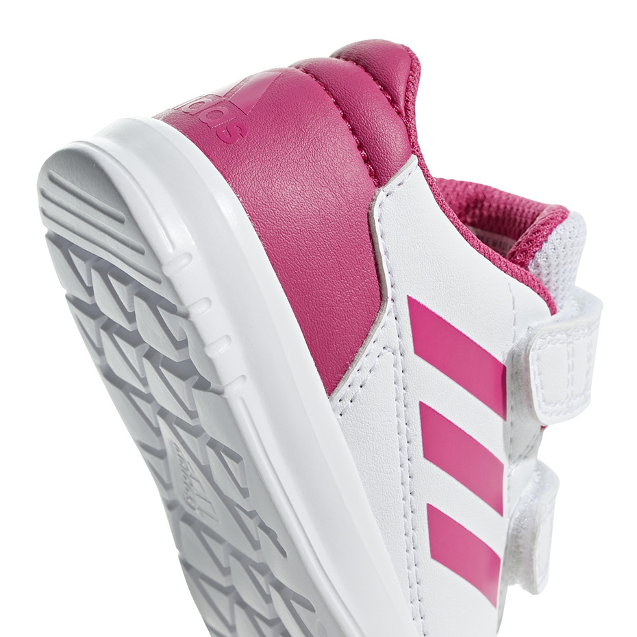 Buty dla dzieci adidas Altasport CF I biało-różowe D96846 - obrazek 5