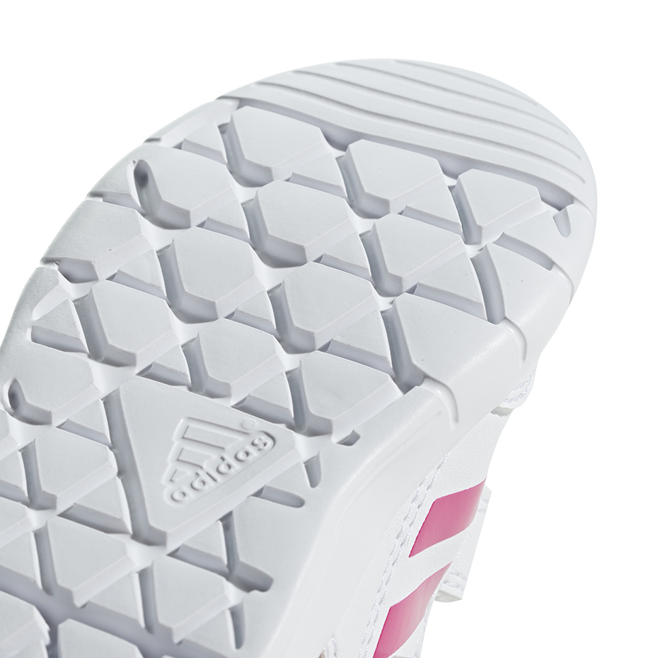 Buty dla dzieci adidas Altasport CF I biało-różowe D96846 - obrazek 6