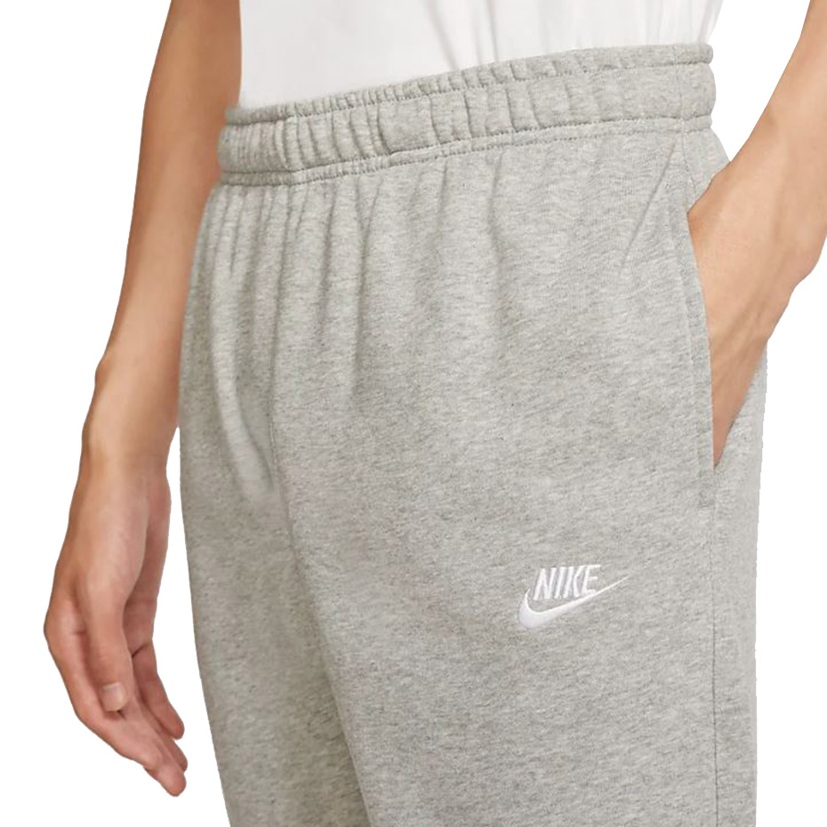 Spodnie męskie Nike NSW Club Jogger FT szare BV2679 063 - obrazek 6