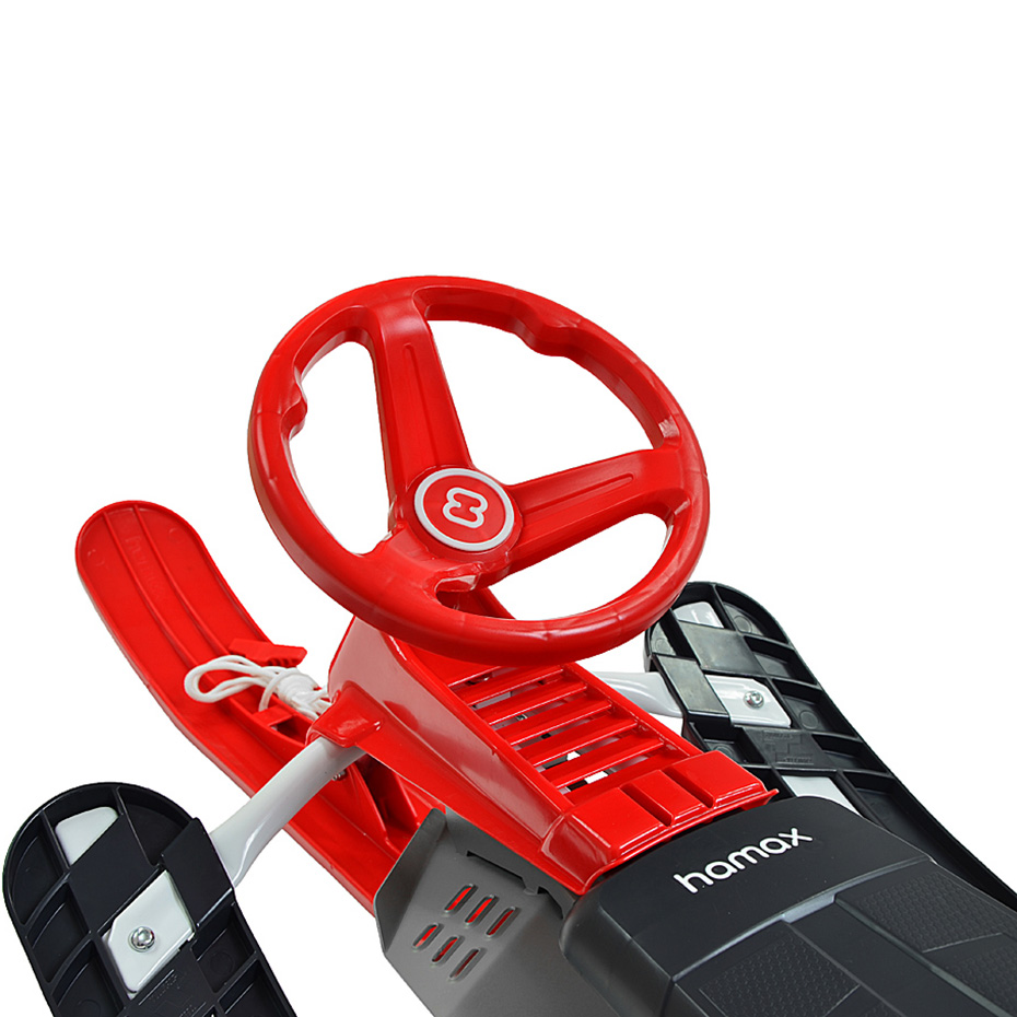 Nartosanki Hamax Sno Blade szaro-czerwone 505902 - obrazek 3