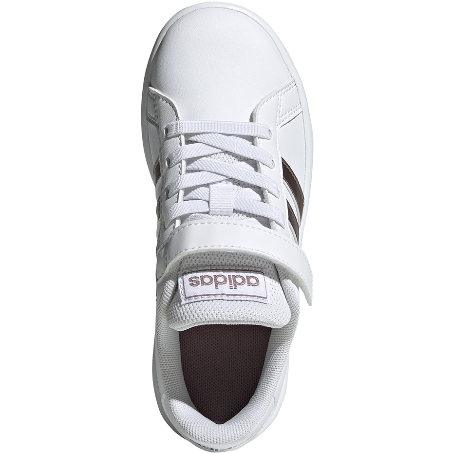 Buty dla dzieci adidas Grand Court C białe EF0107 - obrazek 2