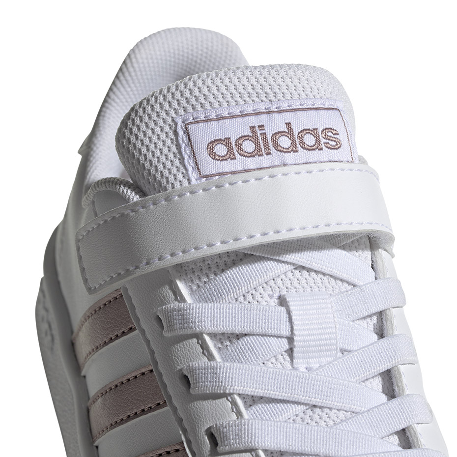 Buty dla dzieci adidas Grand Court C białe EF0107 - obrazek 5