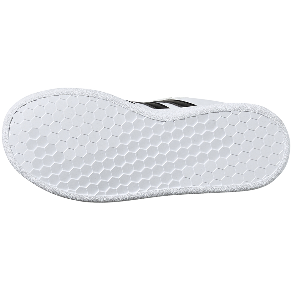Buty dla dzieci adidas Grand Court C biało-czarne EF0109 - obrazek 7