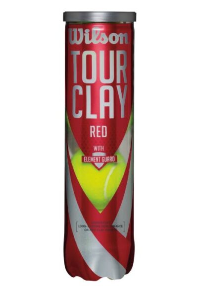 PIŁKI DO TENISA ZIEMNEGO WILSON TOUR CLAY RED /4szt/ WRT110800