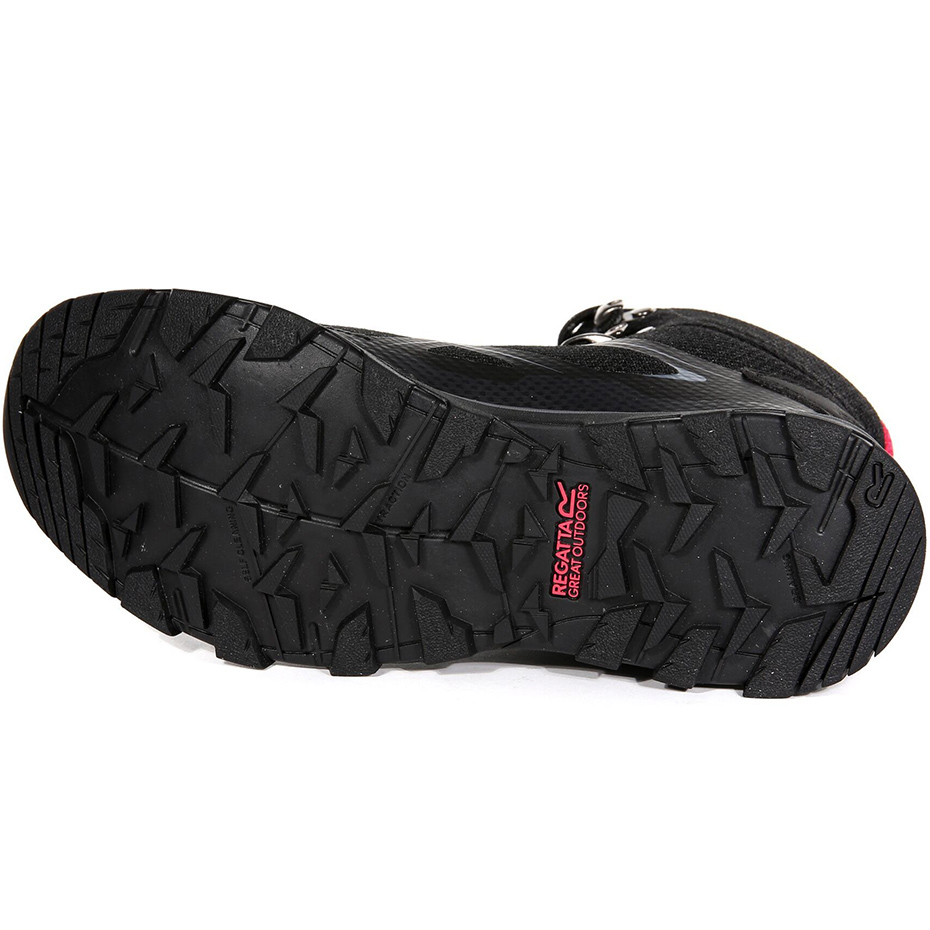 Buty damskie Regatta WMS Kota Mid czarno-różowe RWF490 7HQ - obrazek 6