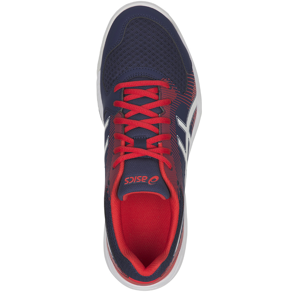 Buty męskie do siatkówki Asics Gel-Task niebiesko-czerwone B704Y 400 - obrazek 2