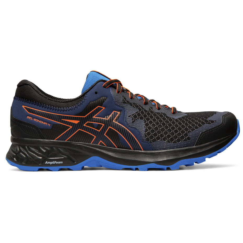 Buty męskie do biegania Asics Gel Sonoma 4 czarno-niebieskie 1011A177 003