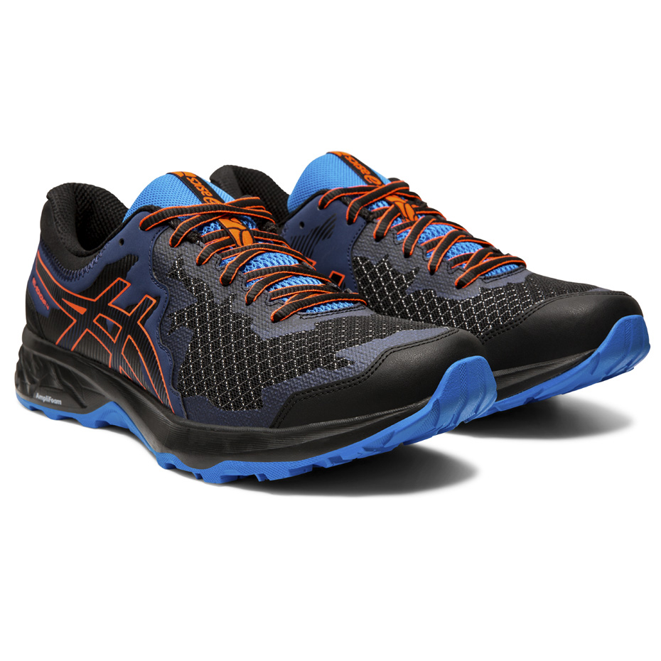 Buty męskie do biegania Asics Gel Sonoma 4 czarno-niebieskie 1011A177 003 - obrazek 4