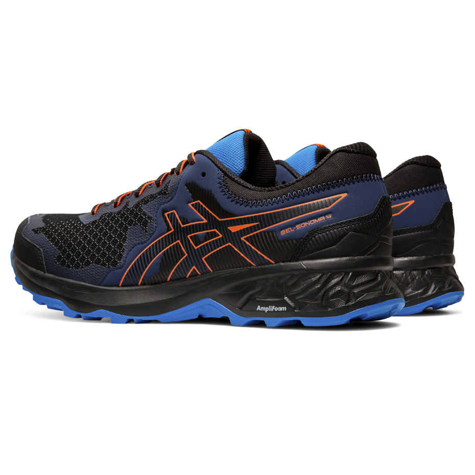 Buty męskie do biegania Asics Gel Sonoma 4 czarno-niebieskie 1011A177 003 - obrazek 5