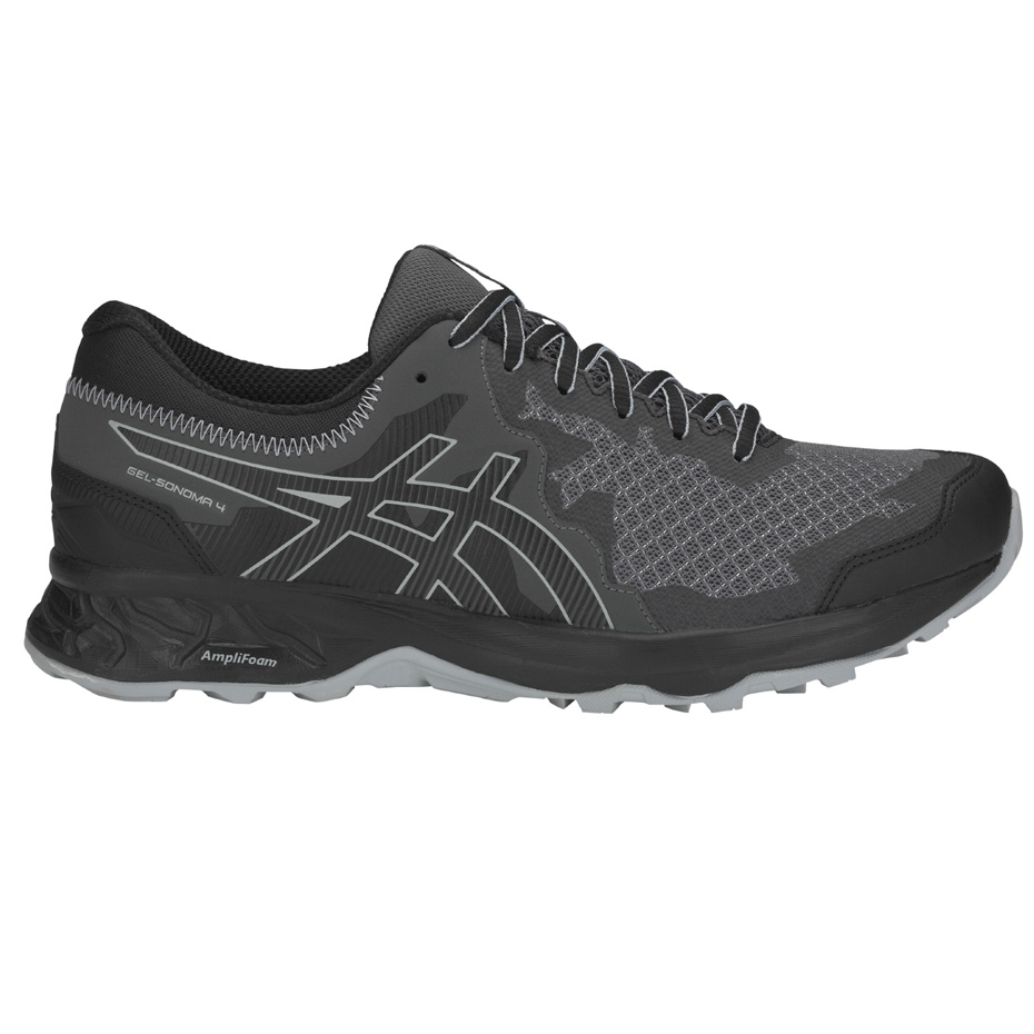 Buty męskie do biegania Asics Gel Sonoma 4 czarno-szare 1011A177 002