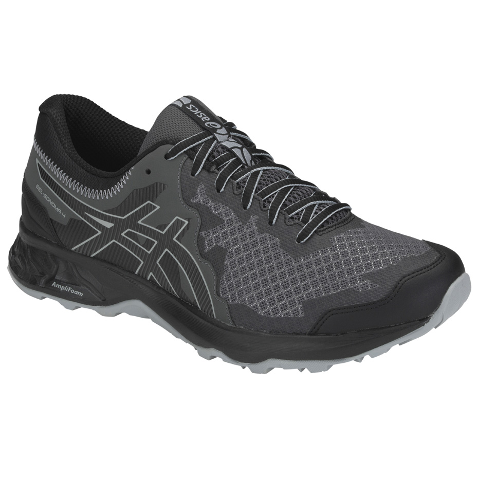Buty męskie do biegania Asics Gel Sonoma 4 czarno-szare 1011A177 002 - obrazek 4