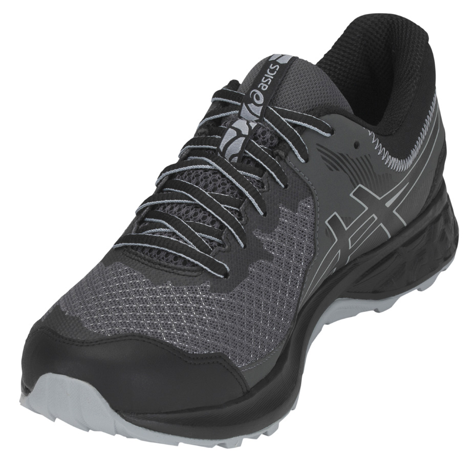 Buty męskie do biegania Asics Gel Sonoma 4 czarno-szare 1011A177 002 - obrazek 5