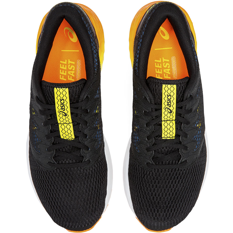 Buty męskie do biegania Asics Roadhawk FF 2 czarno-pomarańczowe 1011A136 005 - obrazek 2