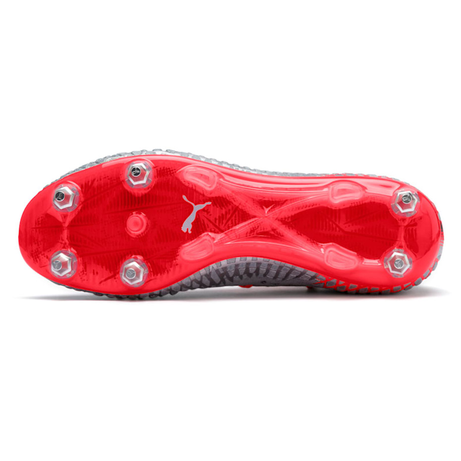 Buty piłkarskie Puma Future 4.1 Netfit MxSG szaro-pomarańczowe 105676 01 - obrazek 5