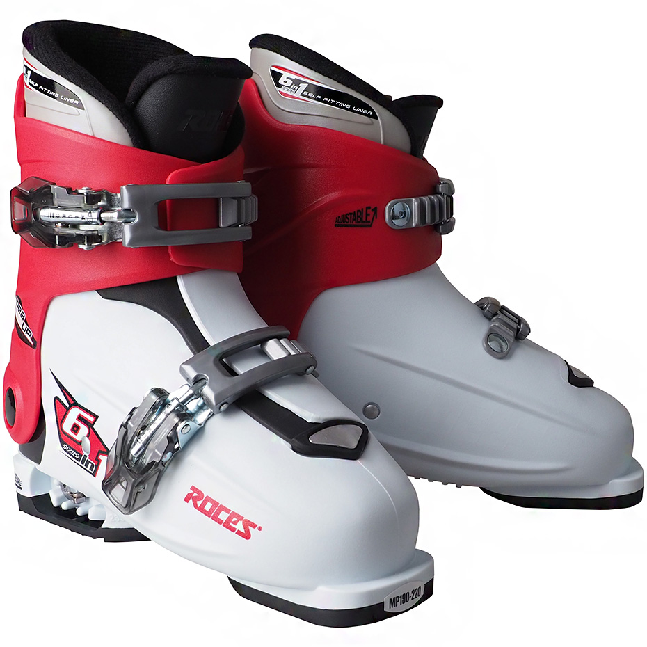 Buty narciarskie Roces Idea Up biało-czerwono-czarne JUNIOR 450491 15 - obrazek 3