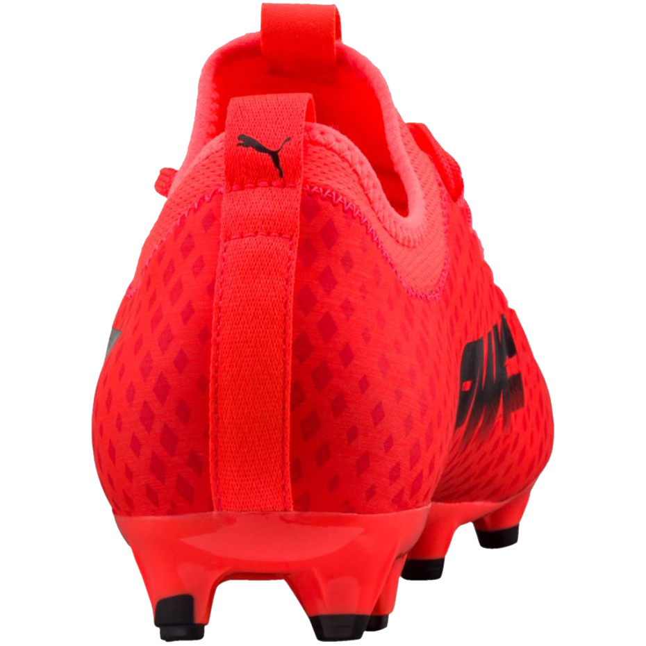 Buty piłkarskie Puma EvoPower Vigor 3D 3 FG czerwono-czarne 104297 01 - obrazek 5