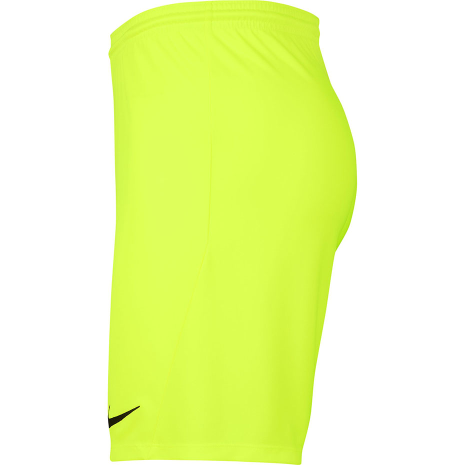 Spodenki męskie Nike Dry Park III NB K limonkowe BV6855 702 - obrazek 2