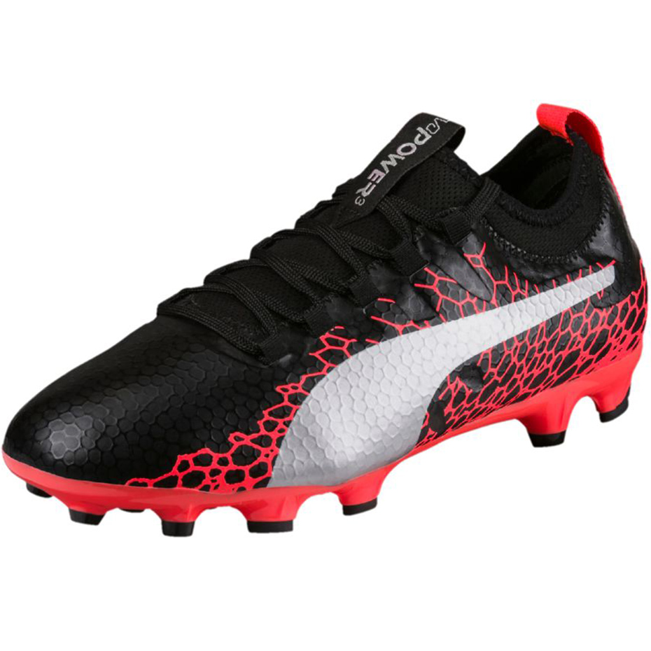 Buty piłkarskie Puma Evo Power Vigor 3 Graphic FG JR 104199 01 - obrazek 3