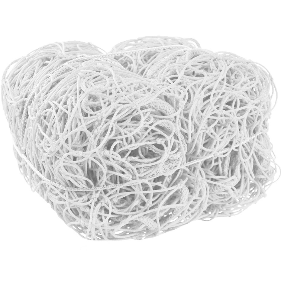 Siatka do piłki nożnej Netex 7,5 m x 2,5m PP 3 biała