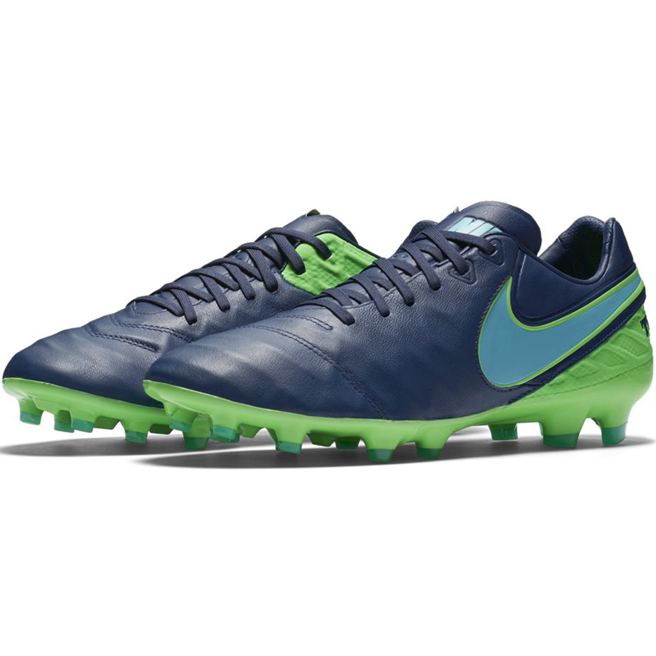 Buty piłkarskie Nike Tiempo Legacy II FG 819218 443 - obrazek 4