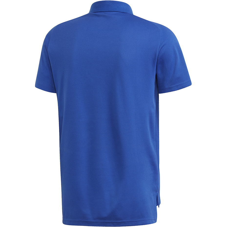 Koszulka męska adidas Condivo 20 Polo niebiesko-biała ED9237 - obrazek 2