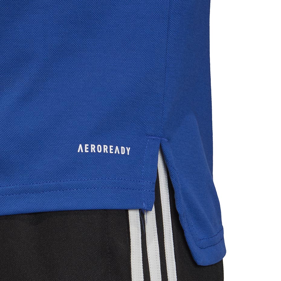 Koszulka męska adidas Condivo 20 Polo niebiesko-biała ED9237 - obrazek 9