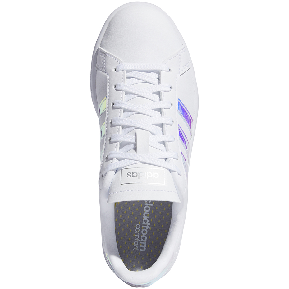 Buty damskie adidas Grand Court biało-niebieskie EE9689 - obrazek 2