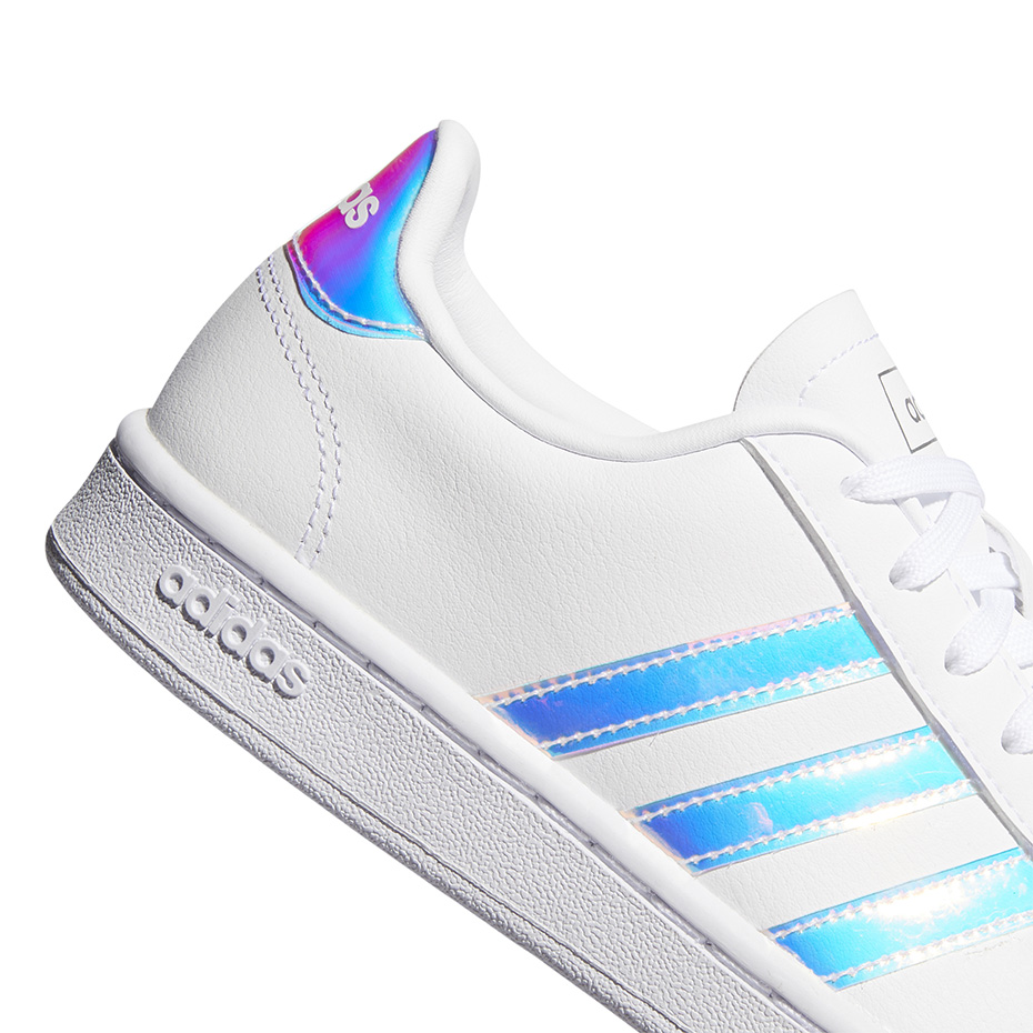 Buty damskie adidas Grand Court biało-niebieskie EE9689 - obrazek 5