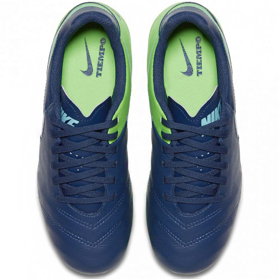 Buty piłkarskie Nike Tiempo Legend VI FG JR 819186 443 - obrazek 2