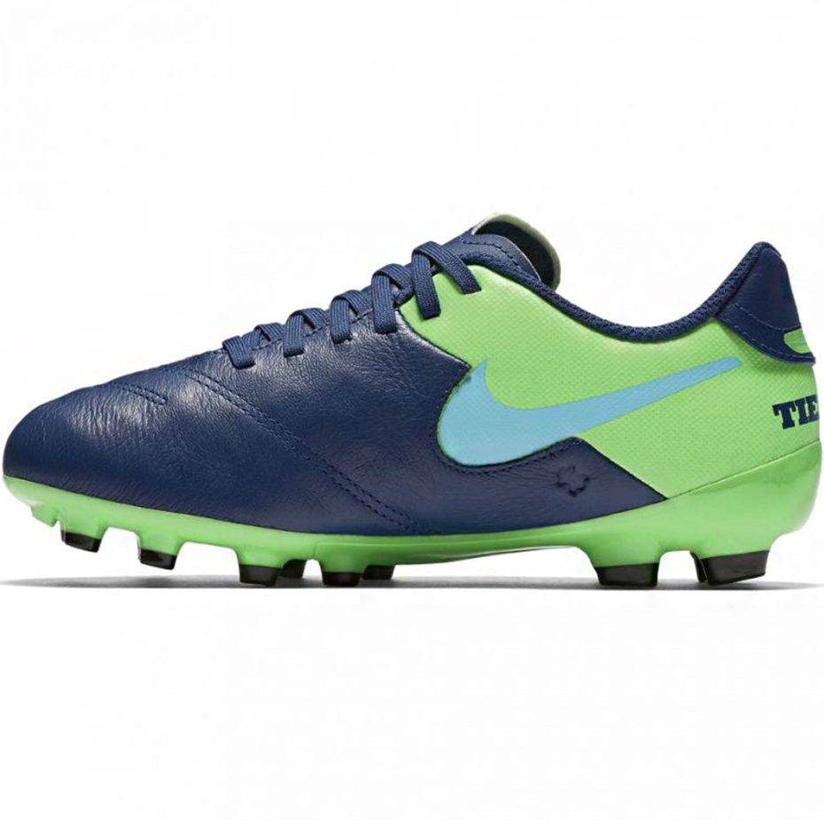 Buty piłkarskie Nike Tiempo Legend VI FG JR 819186 443 - obrazek 3