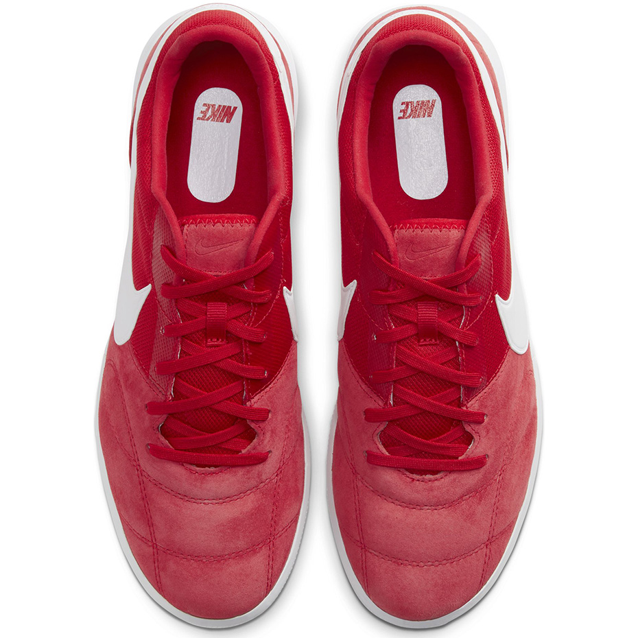 Buty piłkarskie Nike Premier II Sala IC czerwone AV3153 611 - obrazek 2
