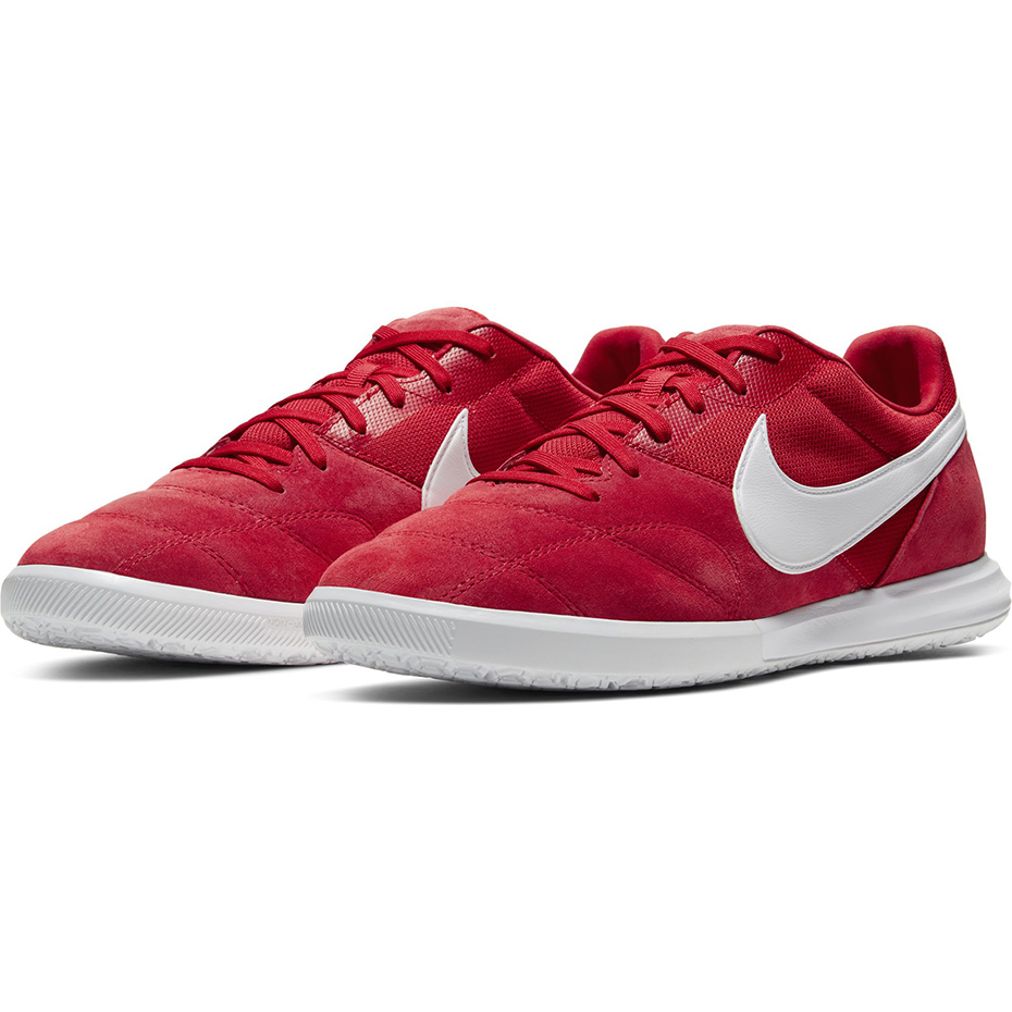 Buty piłkarskie Nike Premier II Sala IC czerwone AV3153 611 - obrazek 4