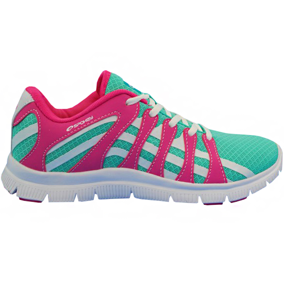 Buty damskie do biegania Spokey miętowo różowe SH-307-WS16-43X