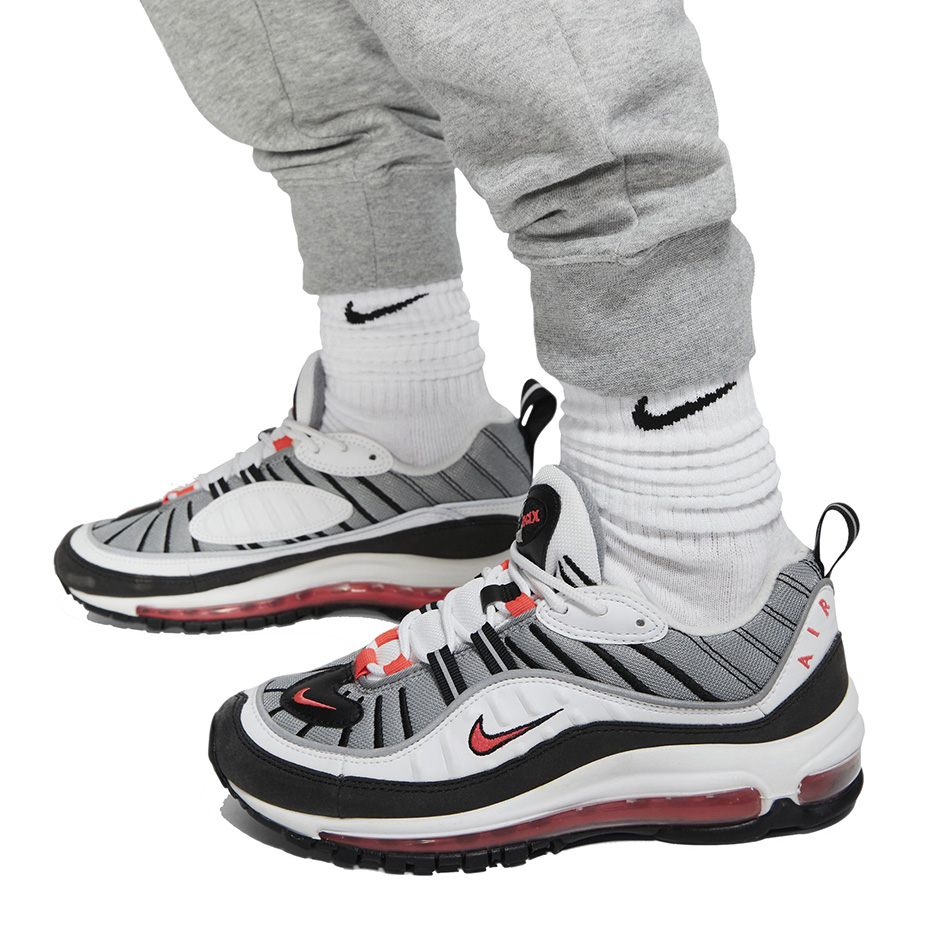 Spodnie damskie Nike W Essential Pant Reg Fleece szare BV4095 063 - obrazek 4