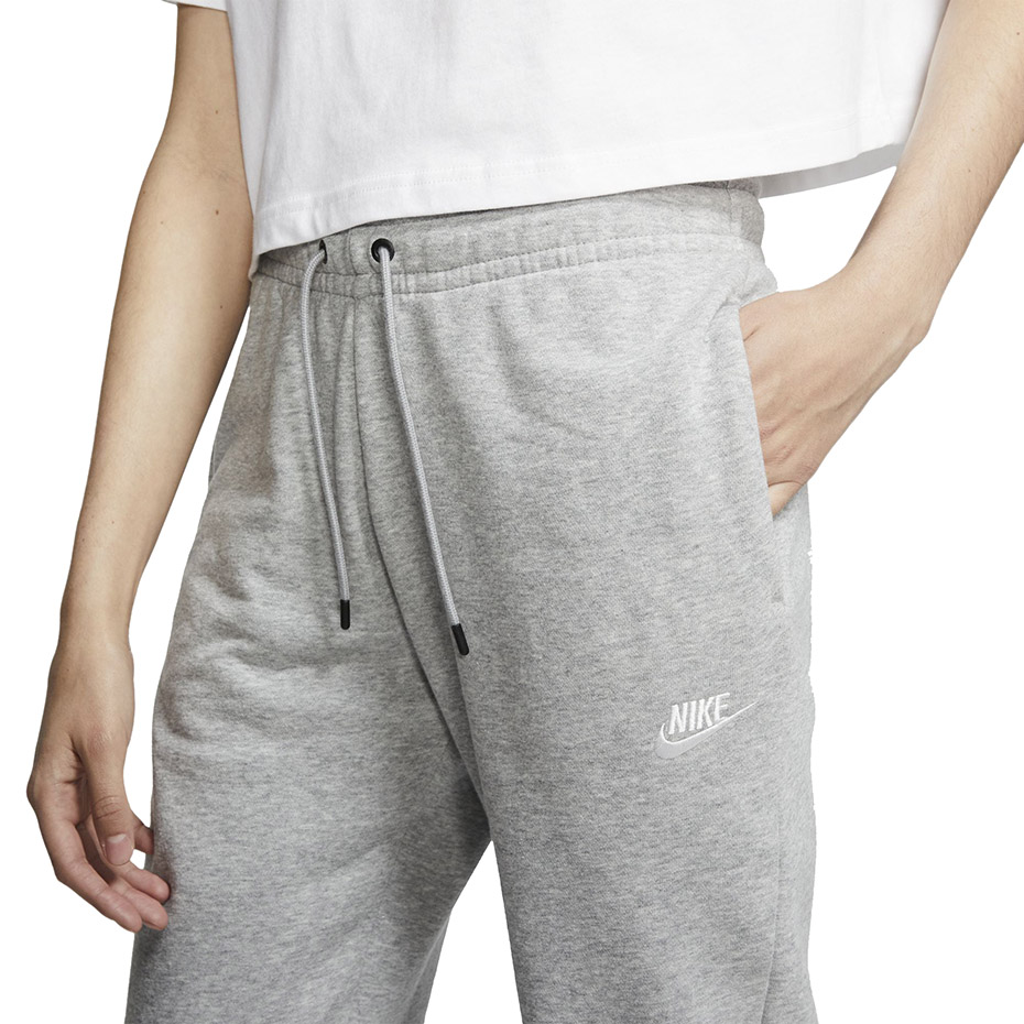 Spodnie damskie Nike W Essential Pant Reg Fleece szare BV4095 063 - obrazek 5