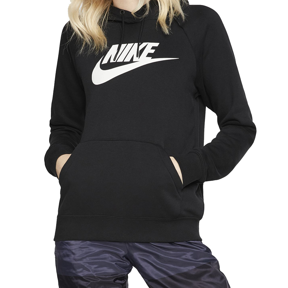Bluza damska Nike W Essential Hoodie PO HBR czarna BV4126 010 - obrazek 3