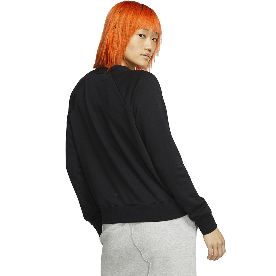 Bluza damska Nike Essentials Crew FLC HBR czarna BV4112 010 - obrazek 5