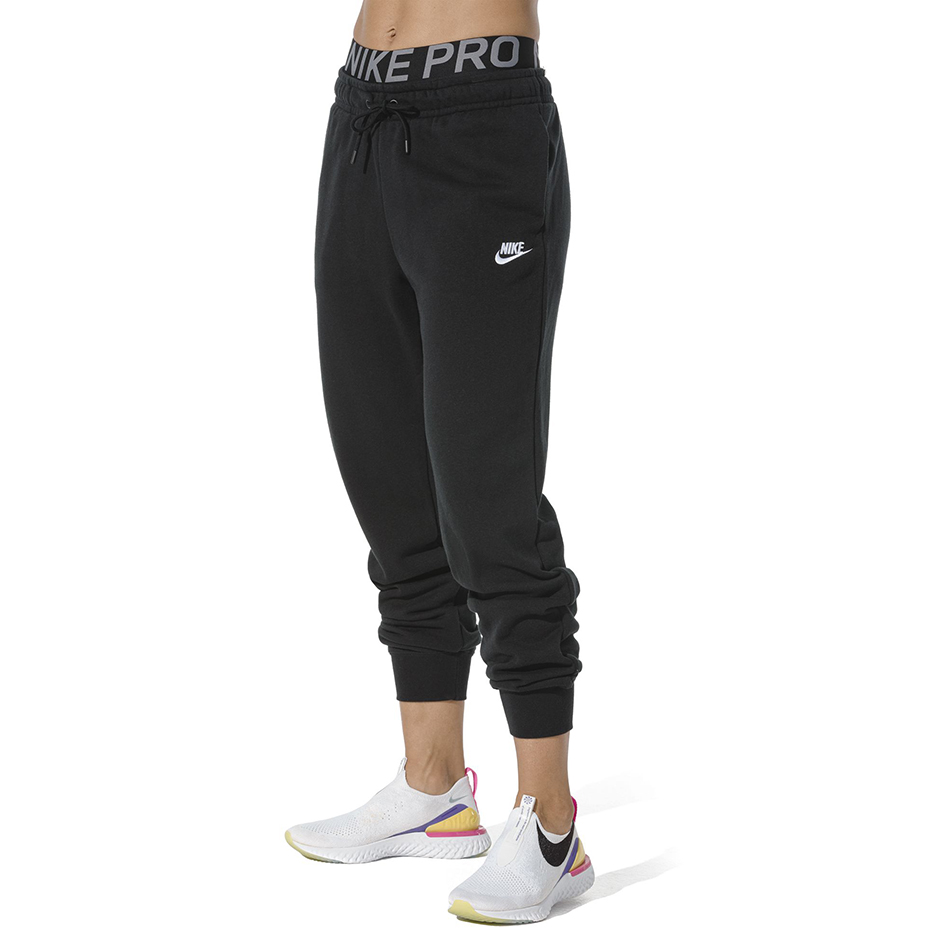 Spodnie damskie Nike W Essential Pant Reg Fleece czarne BV4095 010 - obrazek 6
