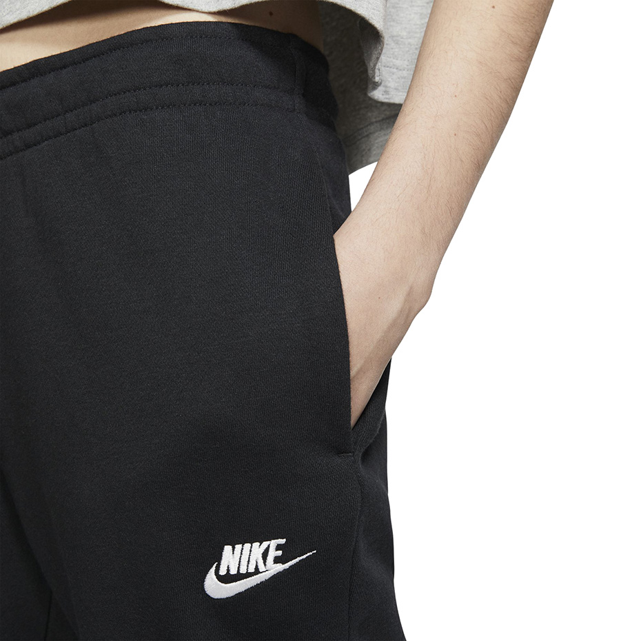 Spodnie damskie Nike W Essential Pant Reg Fleece czarne BV4095 010 - obrazek 8