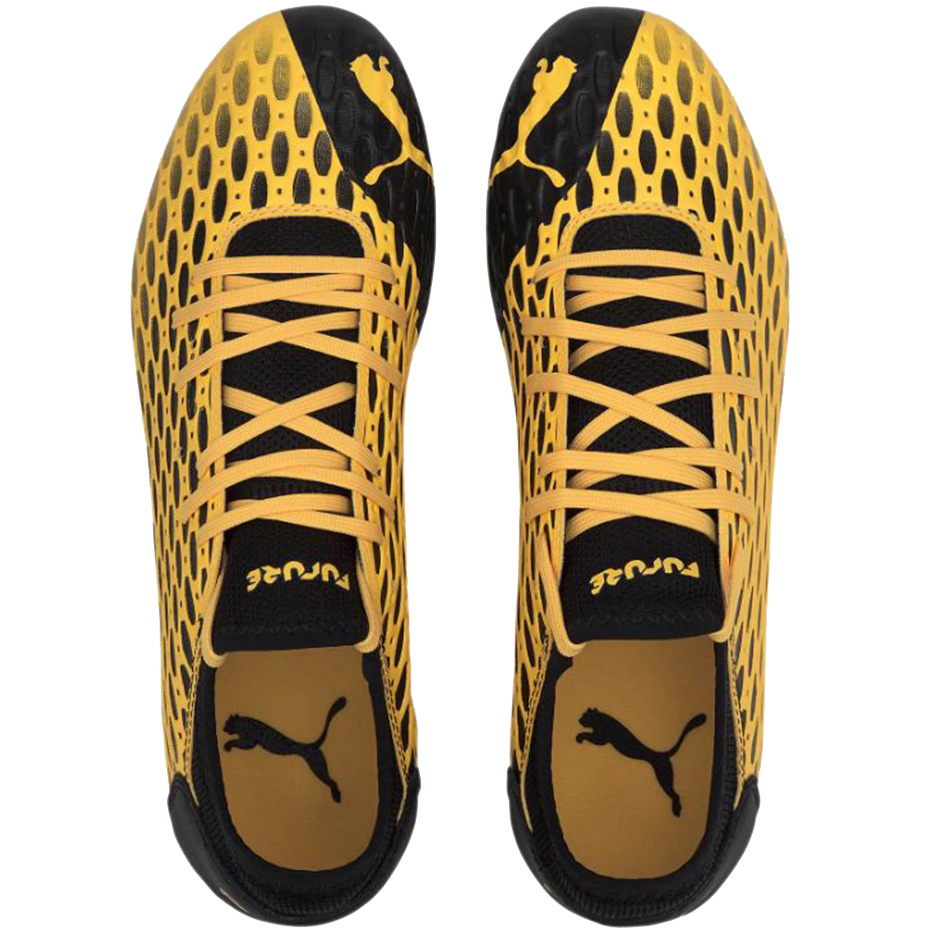 Buty piłkarskie Puma Future 5.4 FG AG żółte 105785 03 - obrazek 2