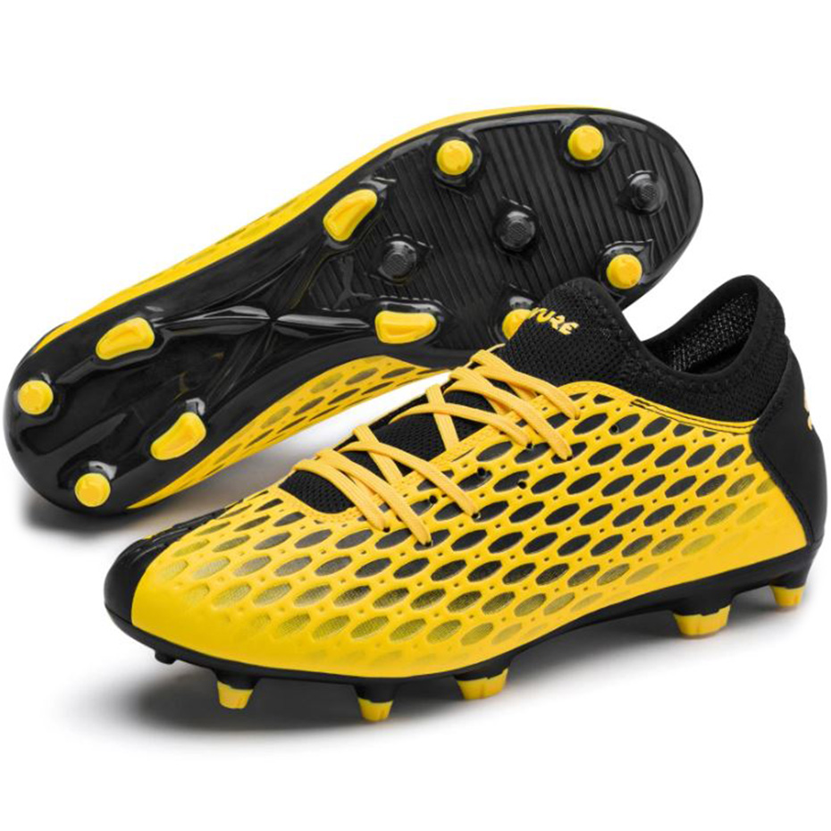 Buty piłkarskie Puma Future 5.4 FG AG żółte 105785 03 - obrazek 3